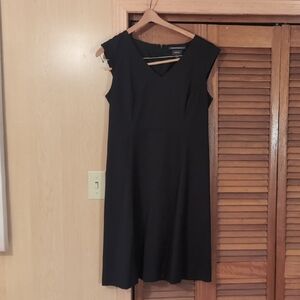 Elegant Pinstripe Professional Dress